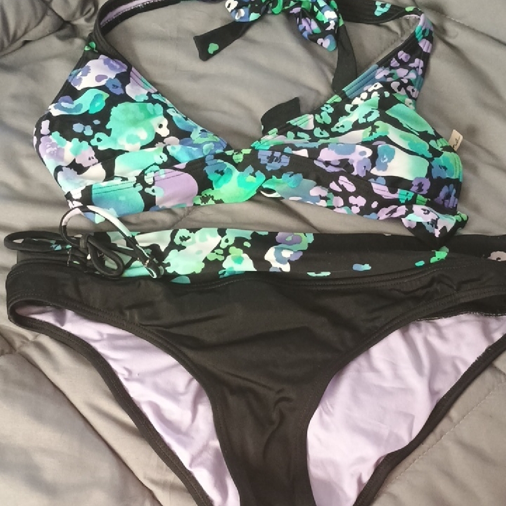 Floral Print Bikini Set